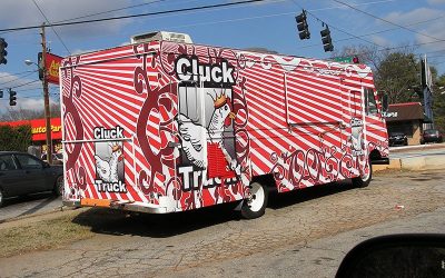 Make your truck stand out with wrapped with custom food truck wrap.